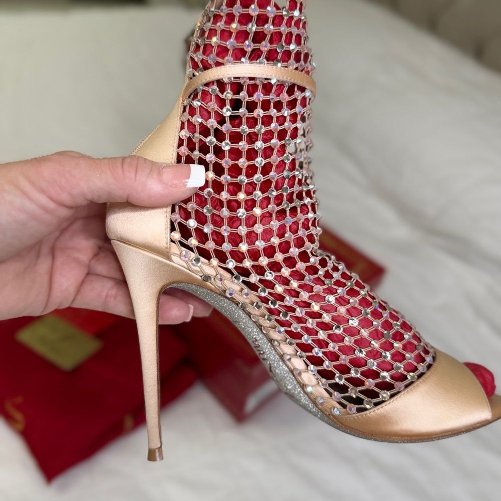 NEW René Caovilla Galaxia Sandals (Heels) Size 8 - Picture 6 of 9